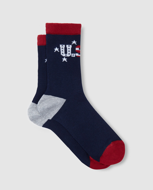 Calcetines infantiles Cotton Juice en azul marino''USA''