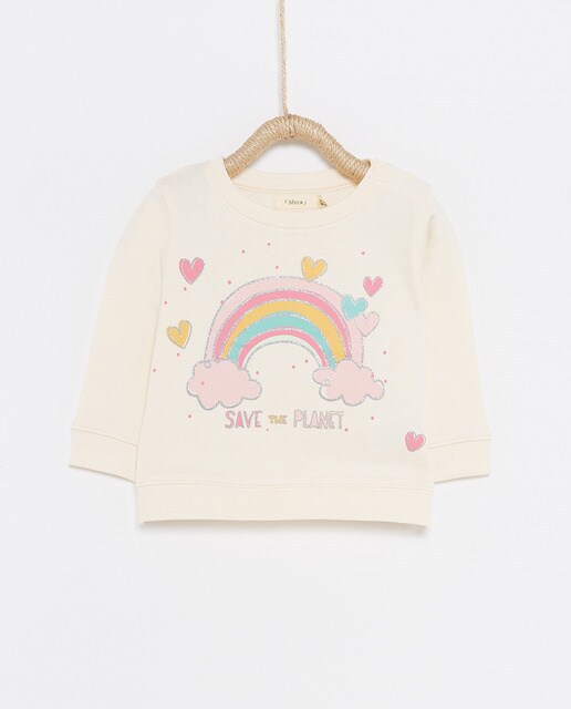 girls rainbow sweatshirt