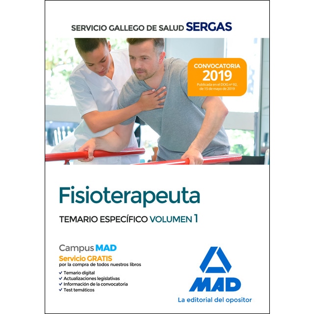 Fisioterapeuta del servicio gallego de salud. Temario específico vol 1