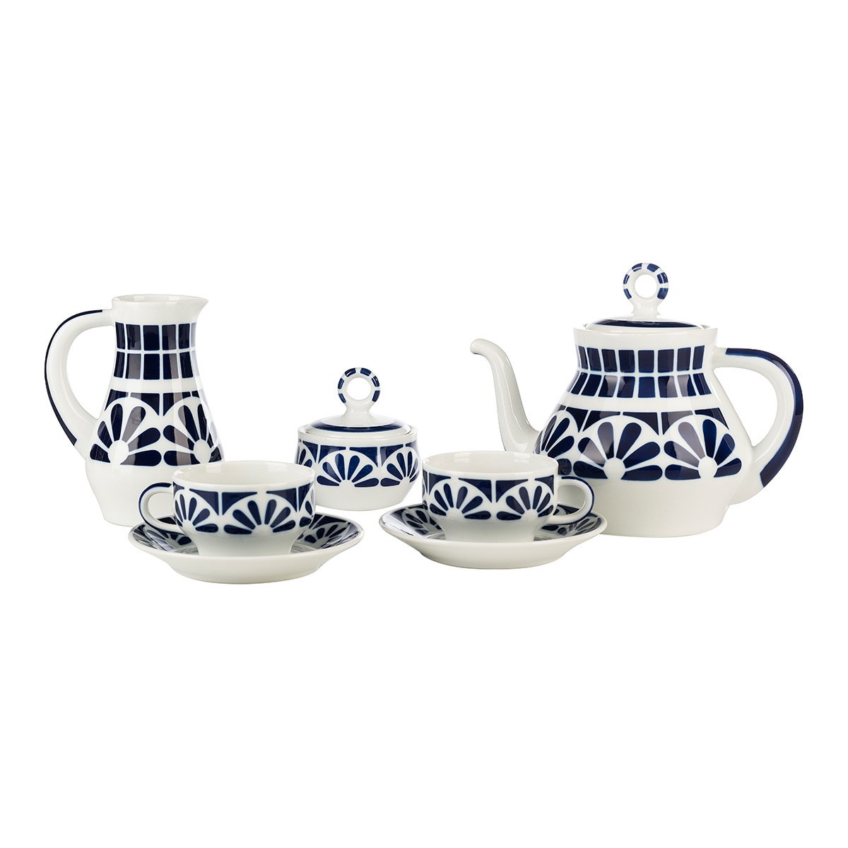 Sargadelos - Juego De Té 12 Servicios Galerías 2 Azul En Oferta Sargadelos - Juego De Té 12 Servicios Galerías 2 Sargadelos.