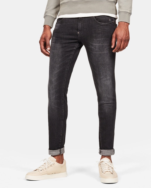 G-Star - Vaquero Revend de hombre skinny negro.