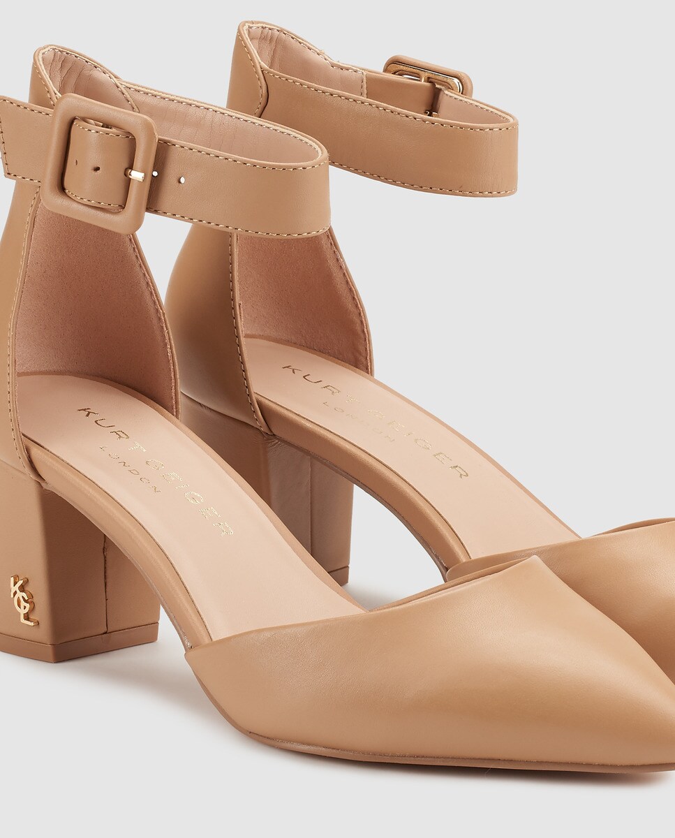 tan coloured court shoes