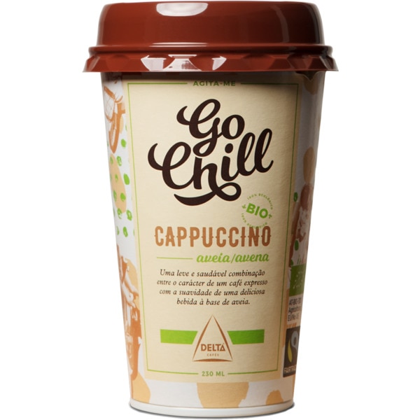 Bebida Cappuccino de Aveia Biológica embalagem 230 ml
