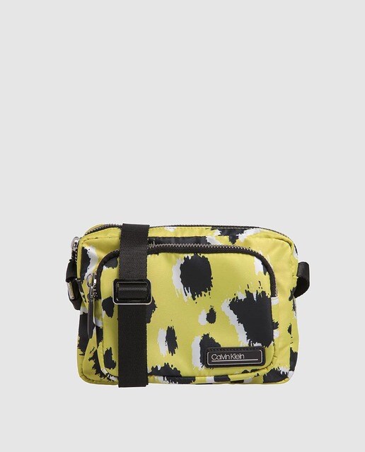 bandolera nike mujer amarillo