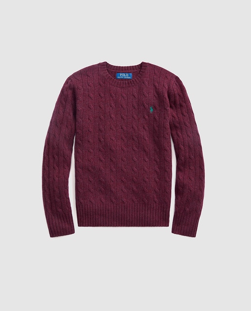 maroon polo sweater