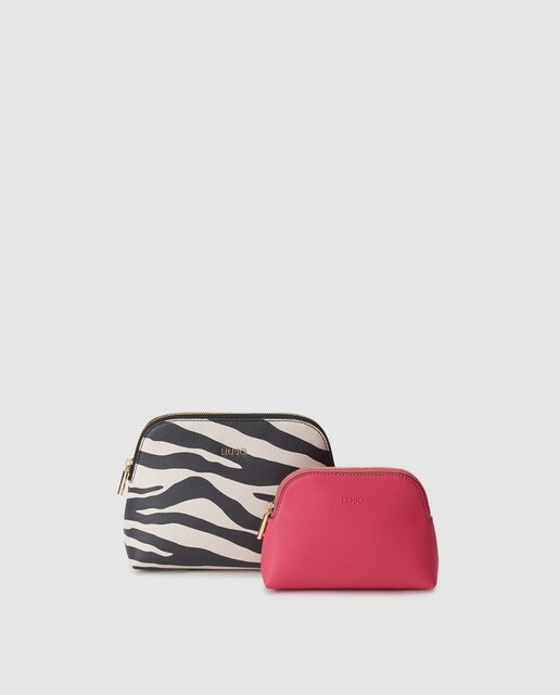 Estojo grande Liu Jo com animal print de zebra