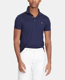 slim cotton polo shirt