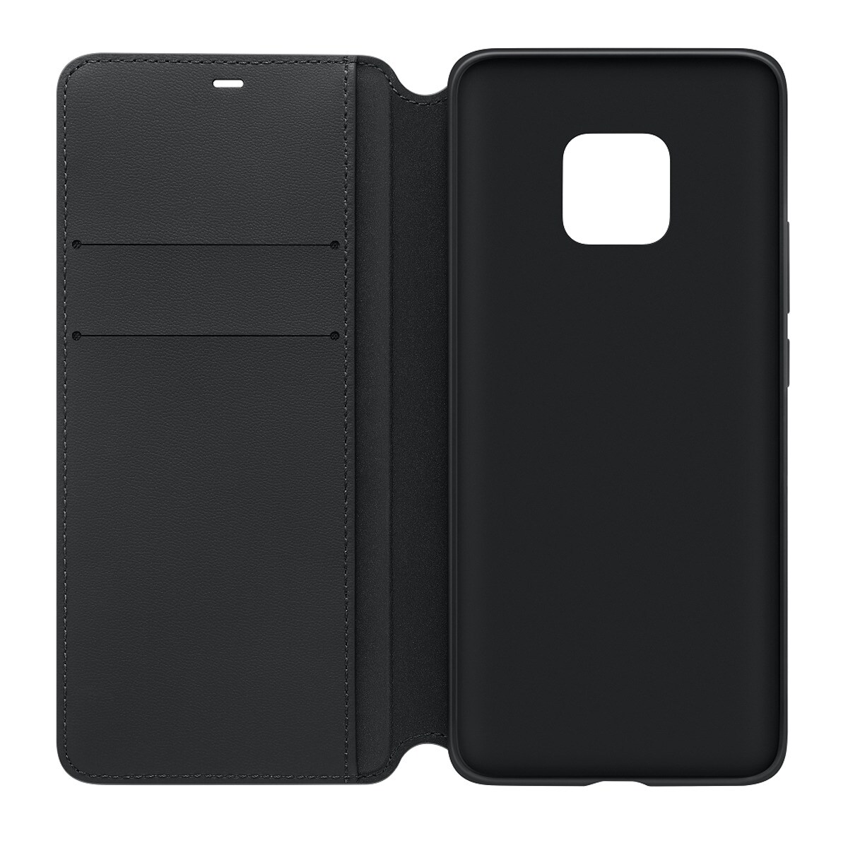 Funda Huawei Flip Cover negra para Mate 20 Pro