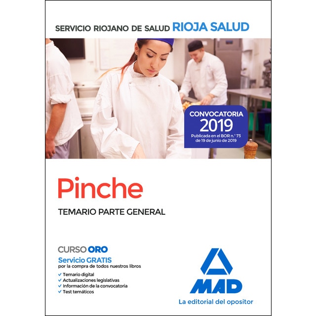 Pinches del servicio riojano de salud. Temario parte general