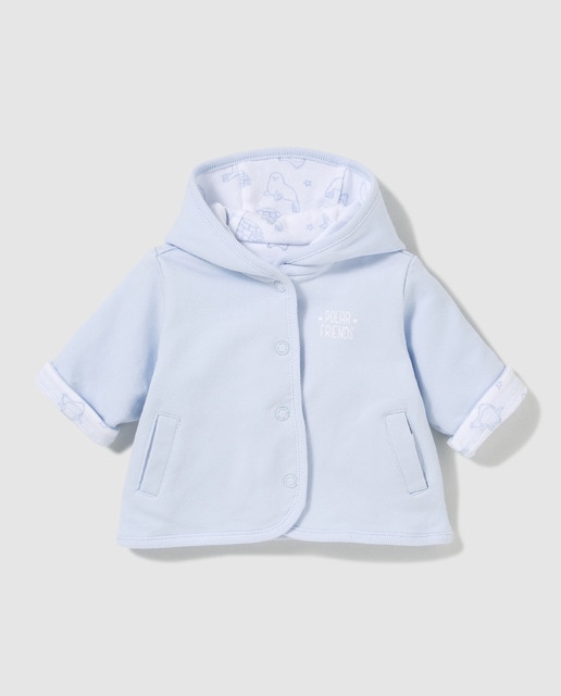 pale blue baby boy jacket