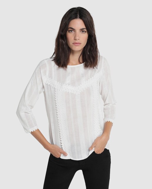 camisas romanticas mujer