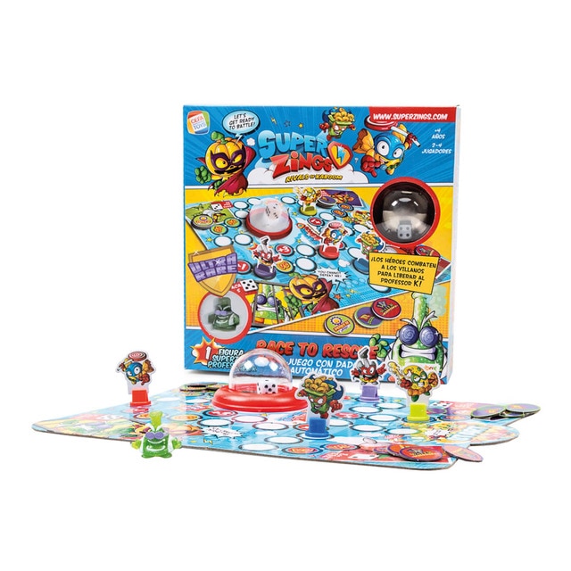 Juego de Mesa Race to Rescue Profesor K Superzings