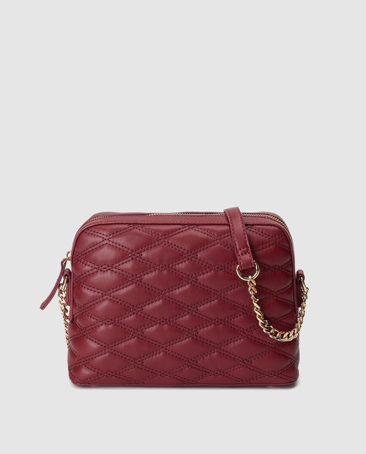 burgundy crossbody bag