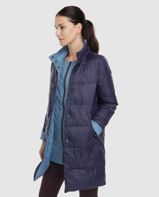 doudoune bicolore femme