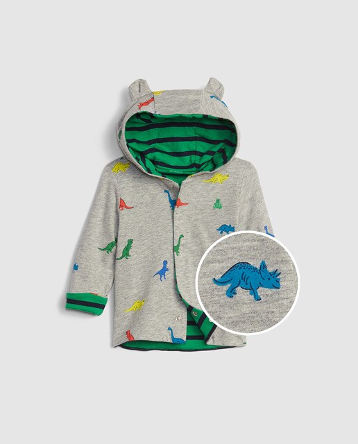 sudadera dinosaurio niño