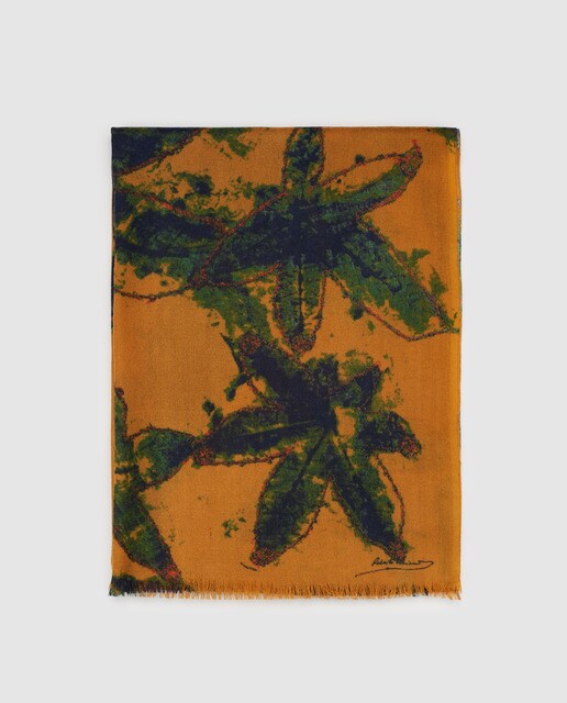 Xaile de lã cor de cobre