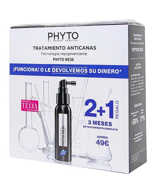 Tratamiento Anti-Canas Repigmentante Phyto Re-30 2+1 Phyto