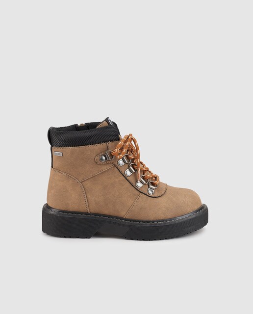 Botas de menino Mustang taupe tipo montanha