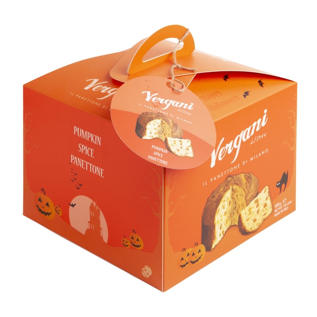 Panettone de calabaza Halloweeen Vergani