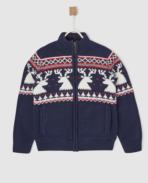 Chaqueta de niño Freestyle con cenefa de renos