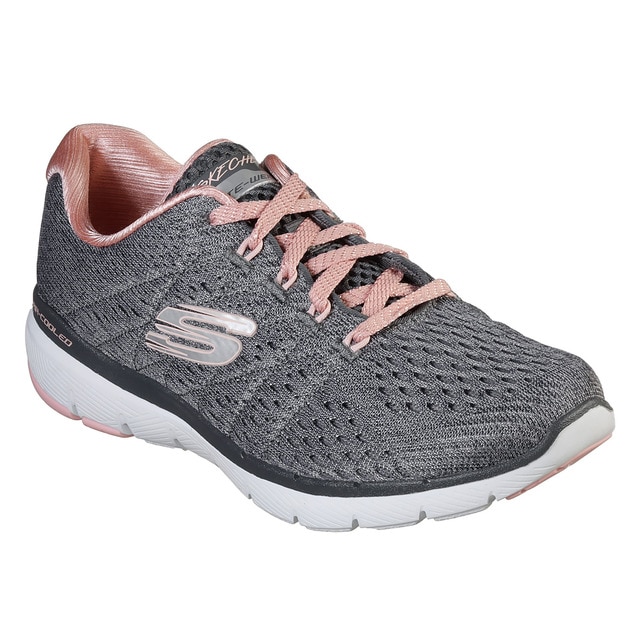 skechers flex appeal mujer purpura