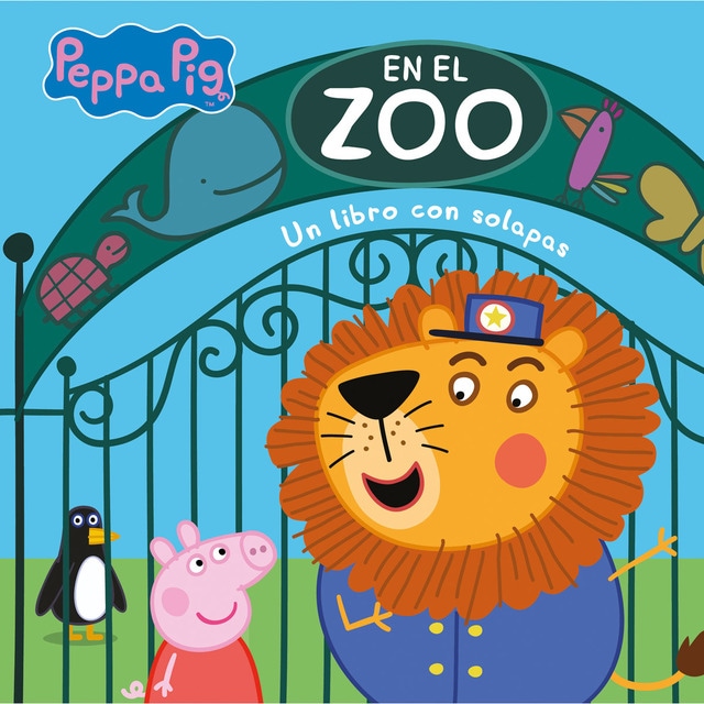 En el zoo (peppa pig. Pequeñas manitas): Libro con solapas