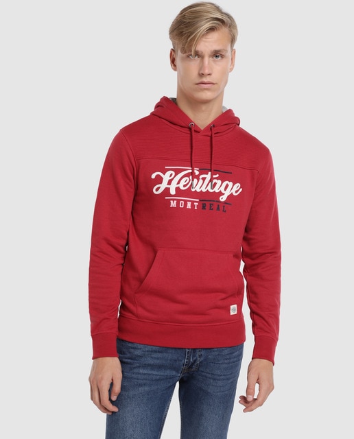 Sudadera de hombre roja con capucha · Easy Wear · Moda · El Corte Inglés Sudadera de hombre roja con capucha · Easy Wear · Moda · El Corte Inglés
