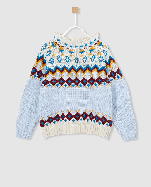 Jersey de niña Bass 10 con jacquard