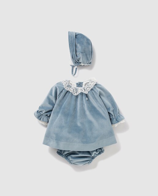 baby girls velour dress