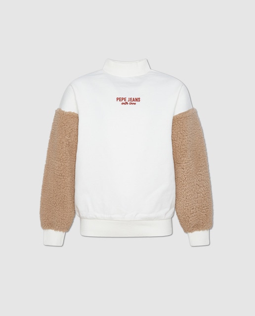 pepe jeans white sweatshirt