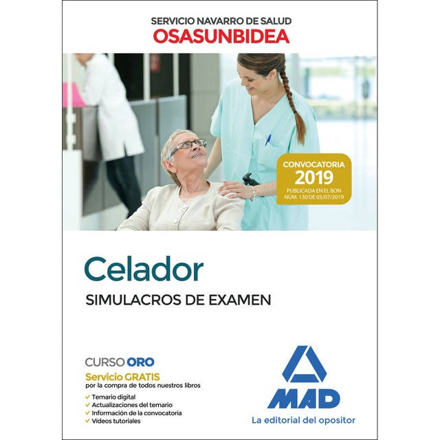 Enfermeros-as, servicio navarro de salud-osasunbidea. Simulacros de examen