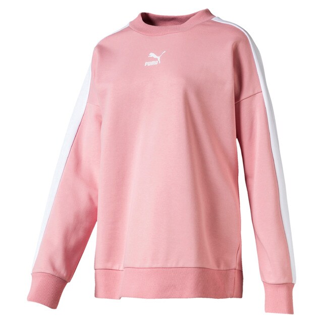 puma classics t7 pullover schwarz