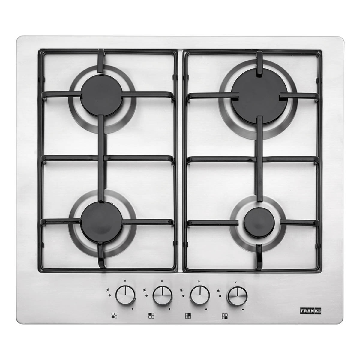 Franke – Placa gas Franke 4 quemadores – FHNL 604 4G XS E.