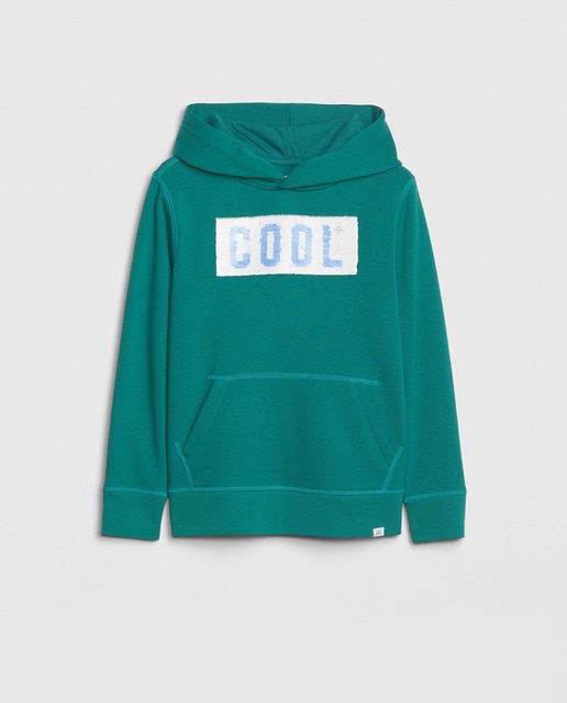 sudadera lentejuelas niño