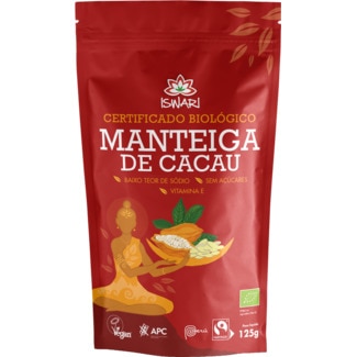Iswari Manteiga de Cacau Biológico embalagem 125 g