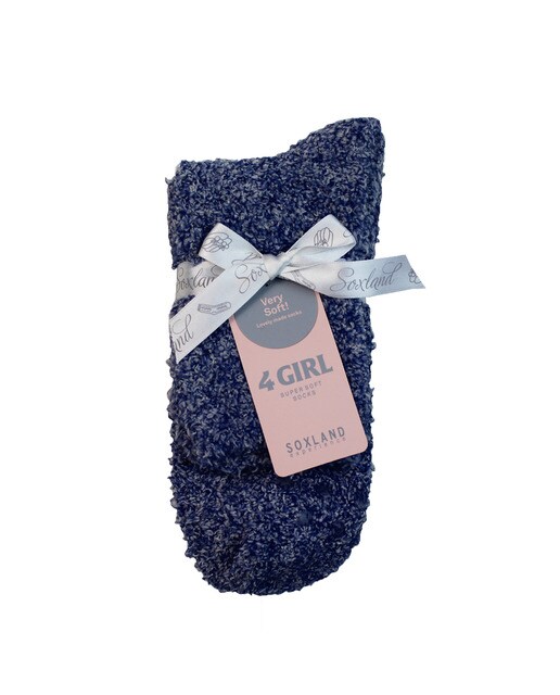 Meias anti deslizantes de mulher Soxland Coralina azuis