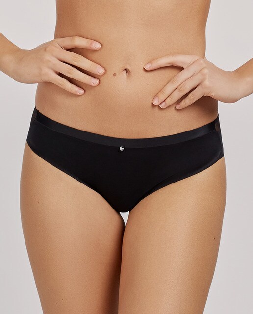 Cueca Moments 5 lisas pretas