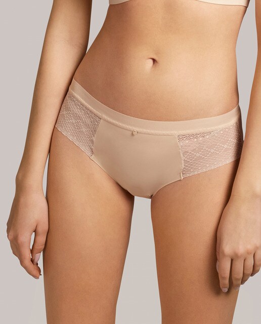 Cueca Moments 7 nude de microfibra