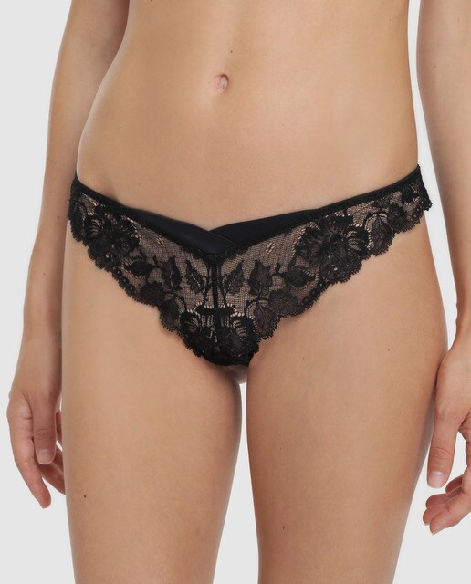 Tanga Tiziano vermelha com renda