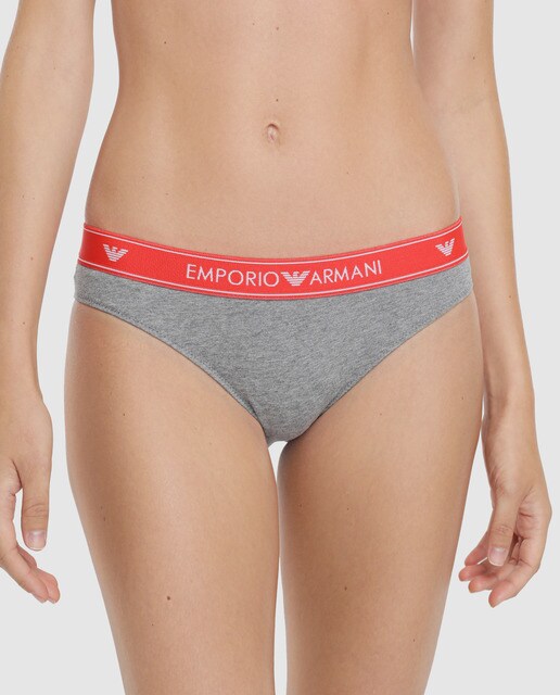 Cuecas Iconic Logoband lisas de algodão.