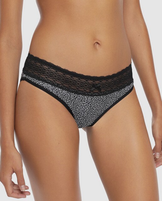 Pack de cuecas Les Cotons brancas e pretas