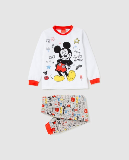 Pijama de beb/é Gris con Estrellas Mickey Mouse Disney