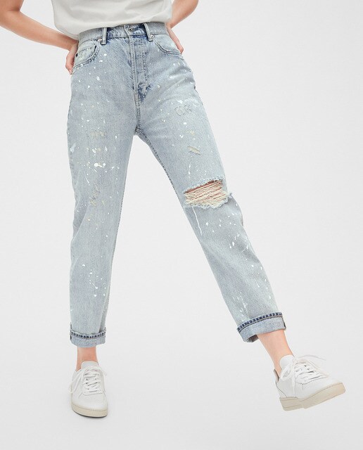 gap ripped jeans
