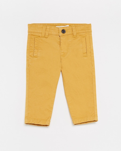boys yellow chinos