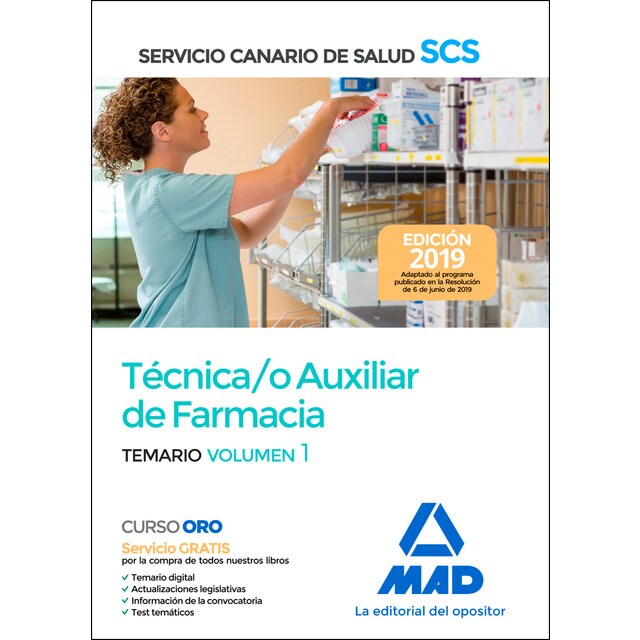 Auxiliar de enfermería del servicio canario de salud. Temario volumen 1