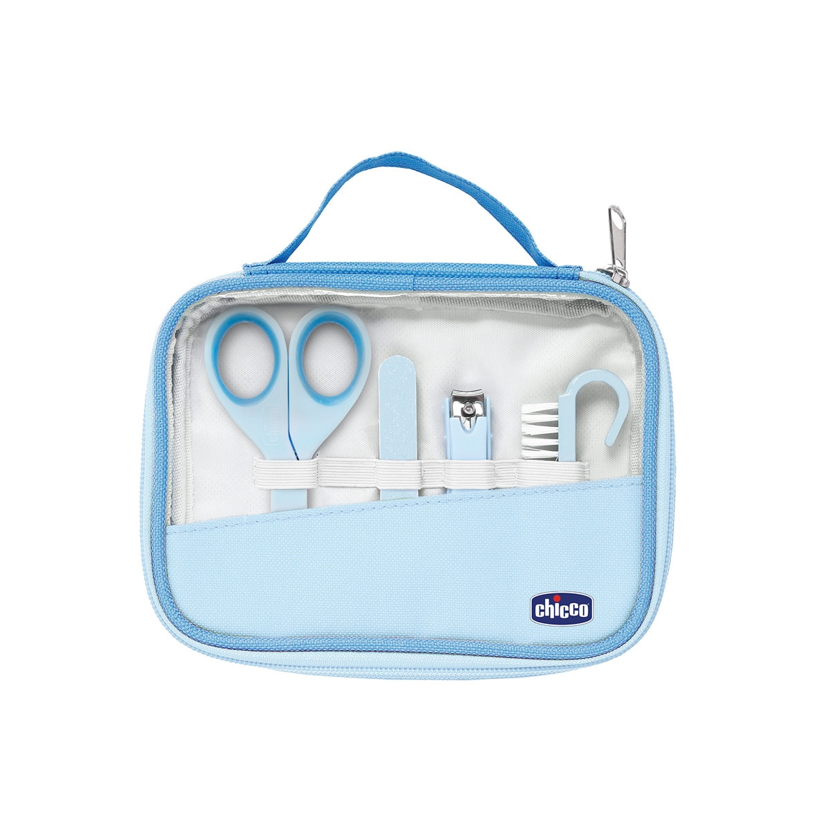 Chicco - Neceser Chicco Set De Cuidado De Uñas Happy Hands Azul.