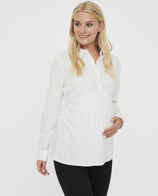 camisa blanca premama