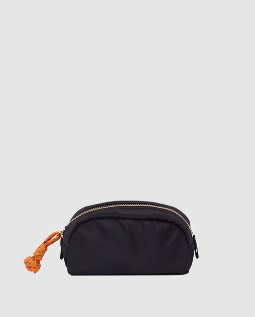 Nécessaire médio de mulher Easy Wear de nylon preto