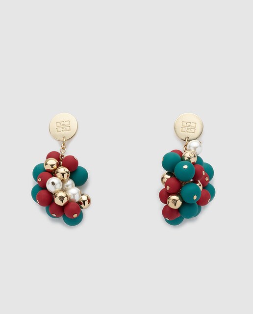 Brincos Gloria Ortiz Faboulous Garden multicolor