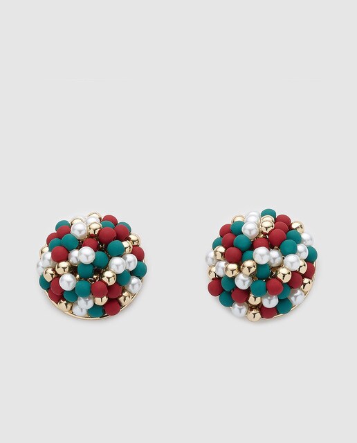 Brincos Gloria Ortiz Faboulous Garden multicolor